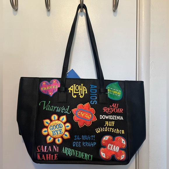NWT Danielle Nicole x Disney Small World large tote - Picture 1 of 8